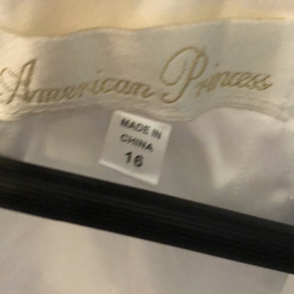 🐇🐣Easter Dress EUC Big girls pink and white dress with removable sweater - Picture 3 of 6